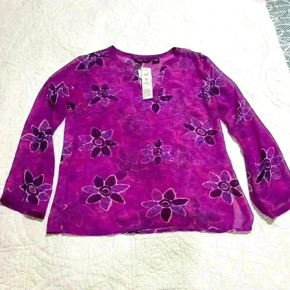 Beautiful Zero‎ Zero Floral Top - size M - Picture 1 of 5